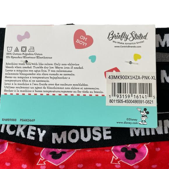 Briefly Stated Disney Santa Stitch Christimas Hipster Panties 3 Pack Size Medium - Picture 6 of 10